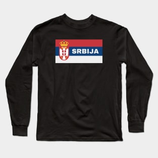 Serbia Flag Long Sleeve T-Shirt